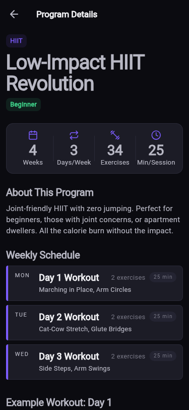 Top program match